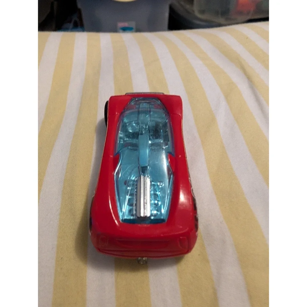2012 Hot Wheels Nitrium Red Stunt Team Diecast Car 1:64 Scale Mega Loop Mayhem
